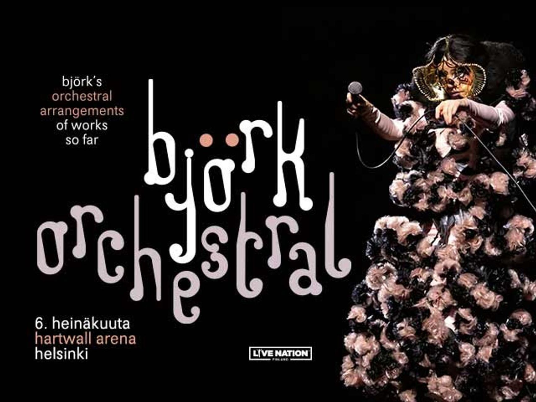 Poster for Björk's canceled show