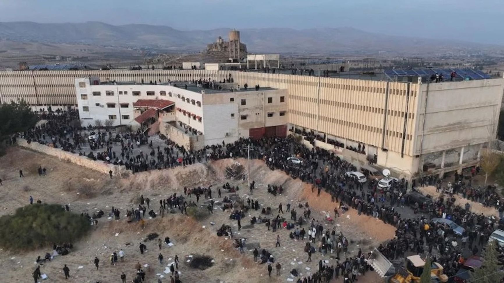 Sednaya Prison after the release of prisoners, December 9, 2024