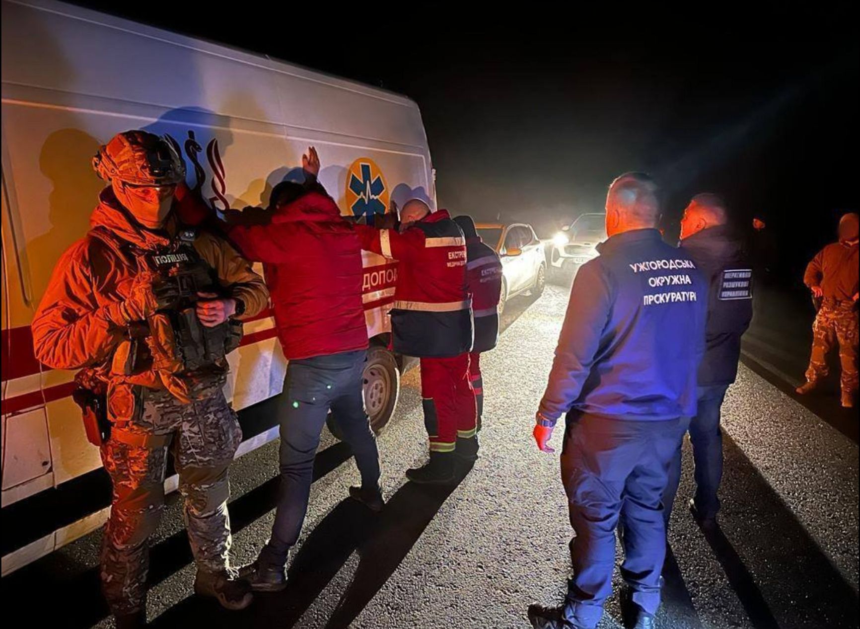 Draft dodgers detained after trying to get out of Zakarpattia in an ambulance van, April 2021